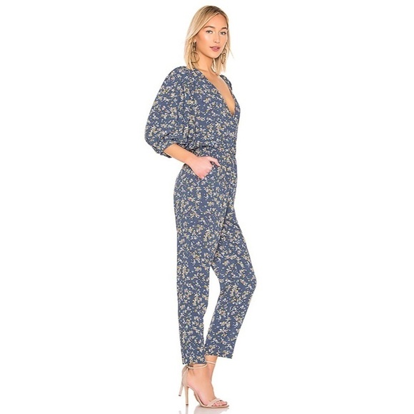 NWT 1.State Retro Bloom Wrap Jumpsuit - Picture 2 of 8